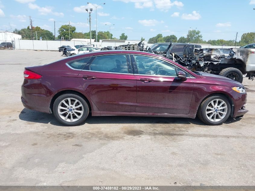 2017 FORD FUSION SE - 3FA6P0HD0HR320370