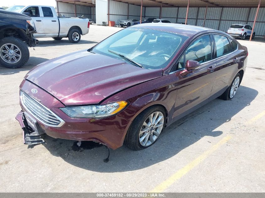 2017 FORD FUSION SE - 3FA6P0HD0HR320370