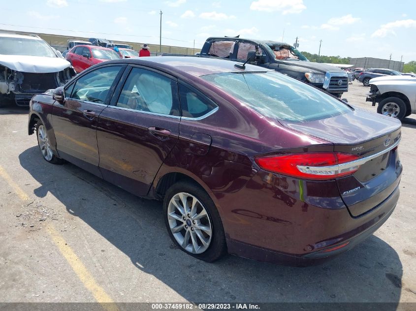 2017 FORD FUSION SE - 3FA6P0HD0HR320370