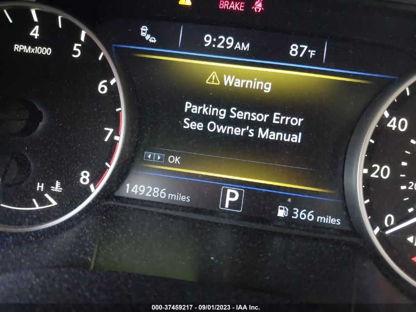 2017 NISSAN MAXIMA PLATINUM - 1N4AA6AP0HC456659
