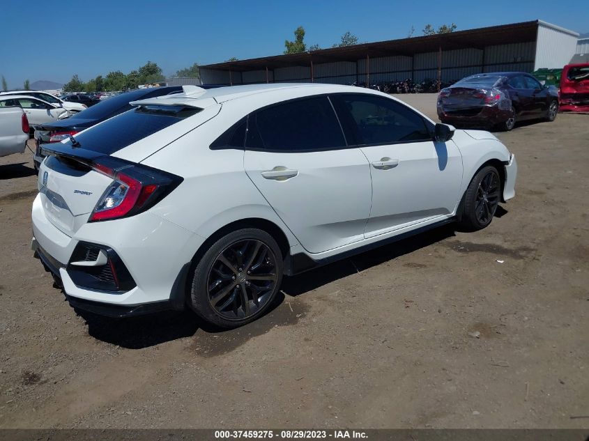 2021 HONDA CIVIC HATCHBACK SPORT - SHHFK7H45MU426616