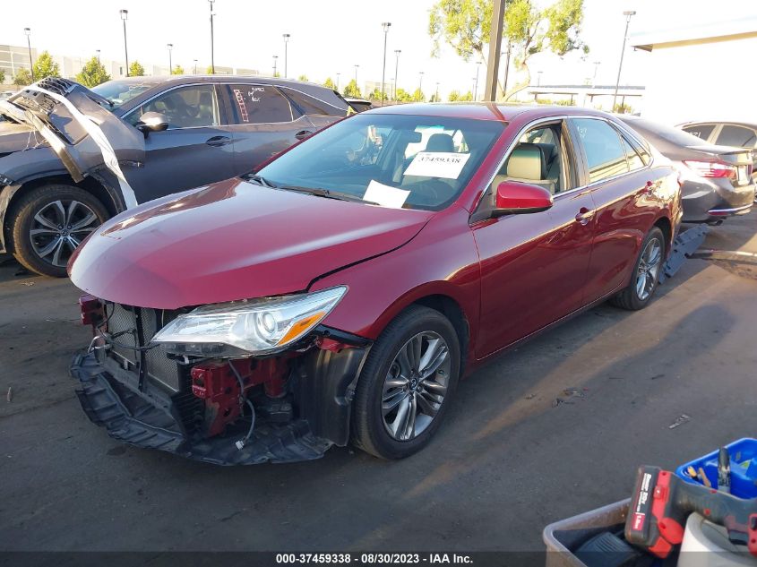 2016 TOYOTA CAMRY XLE/SE/LE/XSE - 4T1BF1FK0GU520185