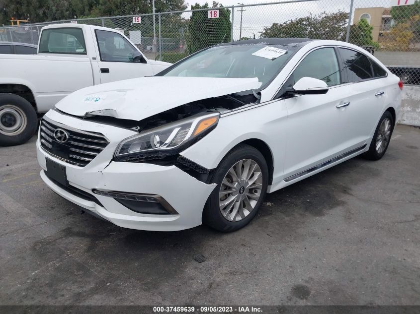 2015 HYUNDAI SONATA 2.4L LIMITED - 5NPE34AF6FH246490