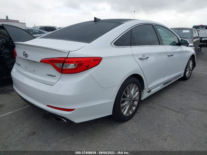 2015 HYUNDAI SONATA 2.4L LIMITED - 5NPE34AF6FH246490