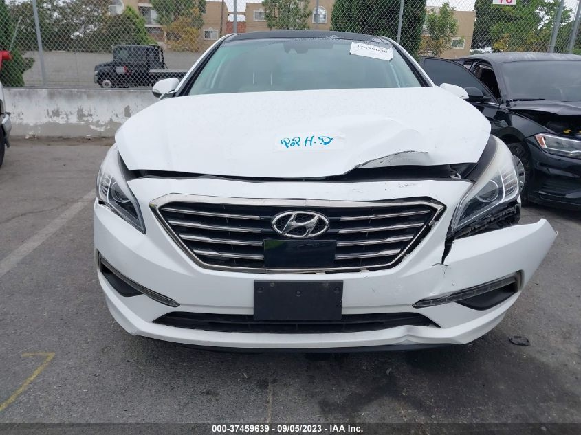 2015 HYUNDAI SONATA 2.4L LIMITED - 5NPE34AF6FH246490