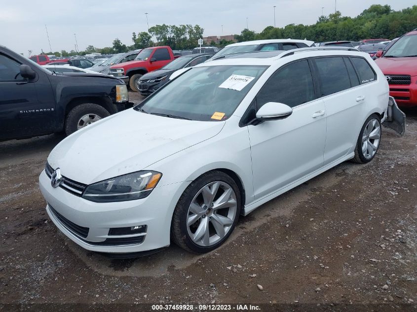 2015 VOLKSWAGEN GOLF SPORTWAGEN TDI SEL - 3VWCA7AU4FM515929