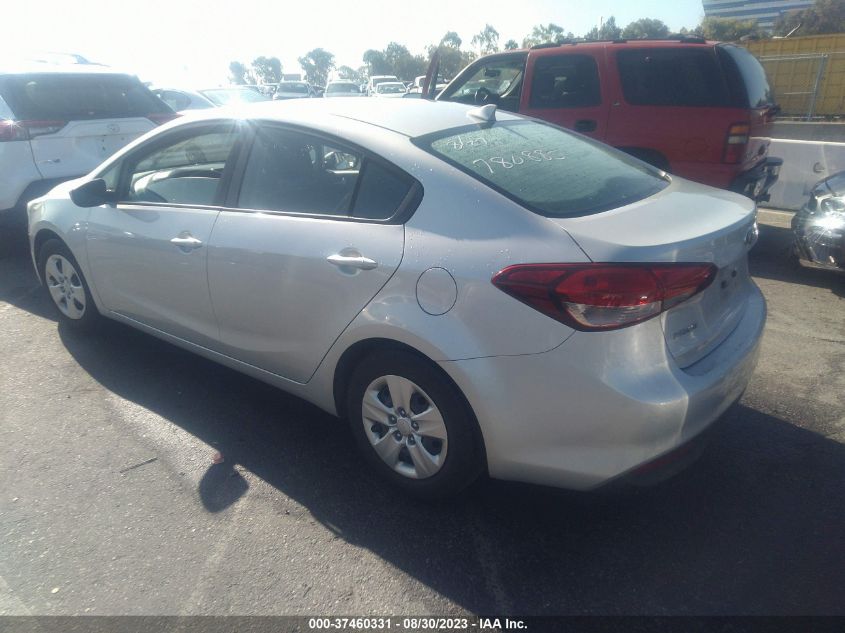 2017 KIA FORTE LX - 3KPFK4A75HE038723