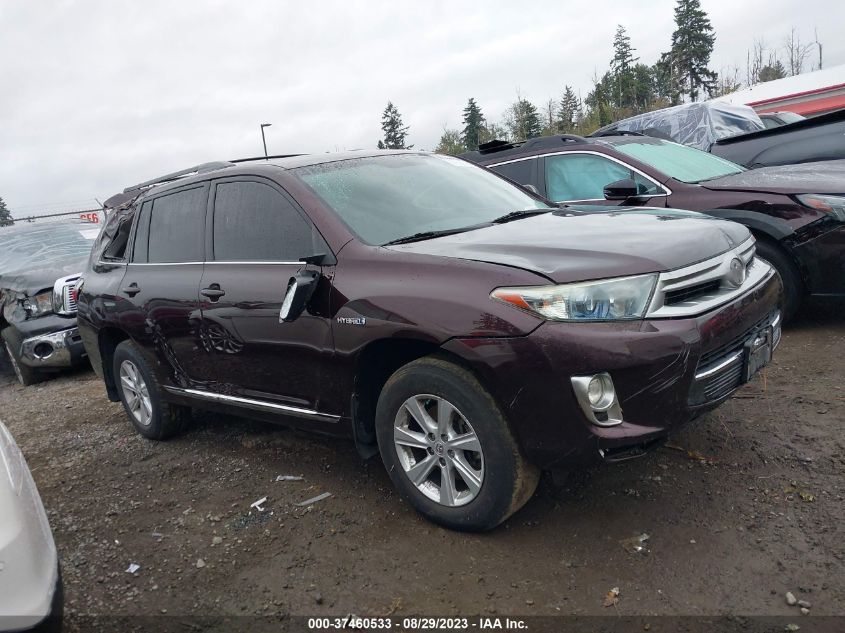 2013 TOYOTA HIGHLANDER HYBRID - JTEBC3EH5D2013090