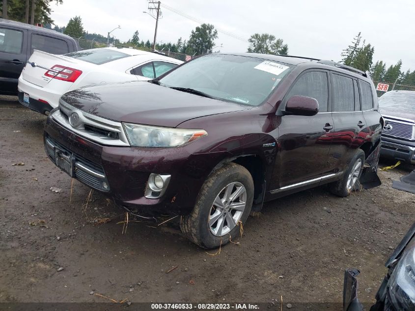 2013 TOYOTA HIGHLANDER HYBRID - JTEBC3EH5D2013090