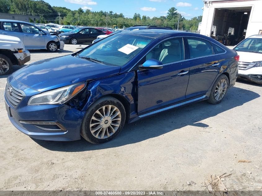 2015 HYUNDAI SONATA 2.4L LIMITED - 5NPE34AF3FH015613