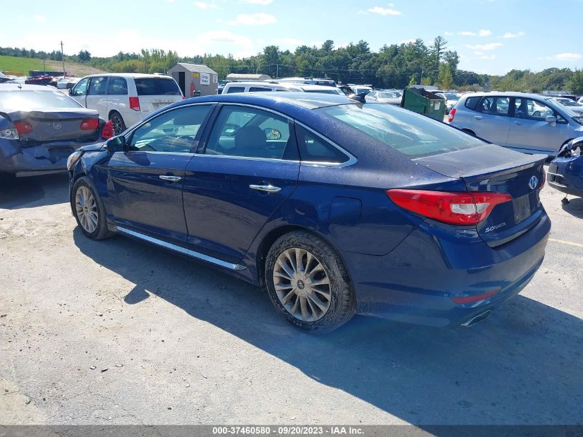 2015 HYUNDAI SONATA 2.4L LIMITED - 5NPE34AF3FH015613