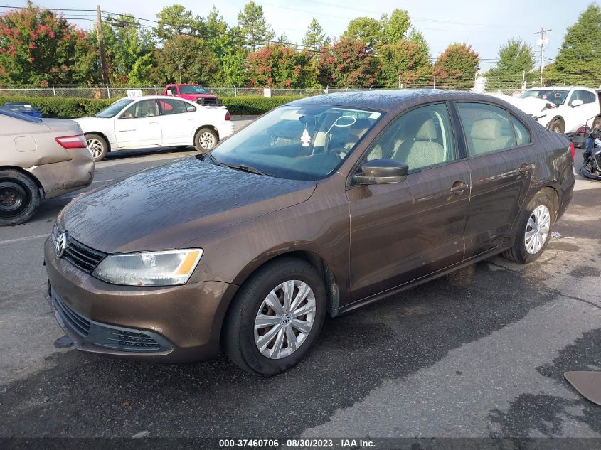 2014 VOLKSWAGEN JETTA SEDAN S - 3VW2K7AJ1EM225998