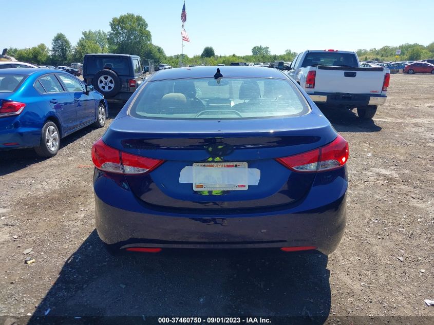 2013 HYUNDAI ELANTRA GLS - 5NPDH4AE2DH257150