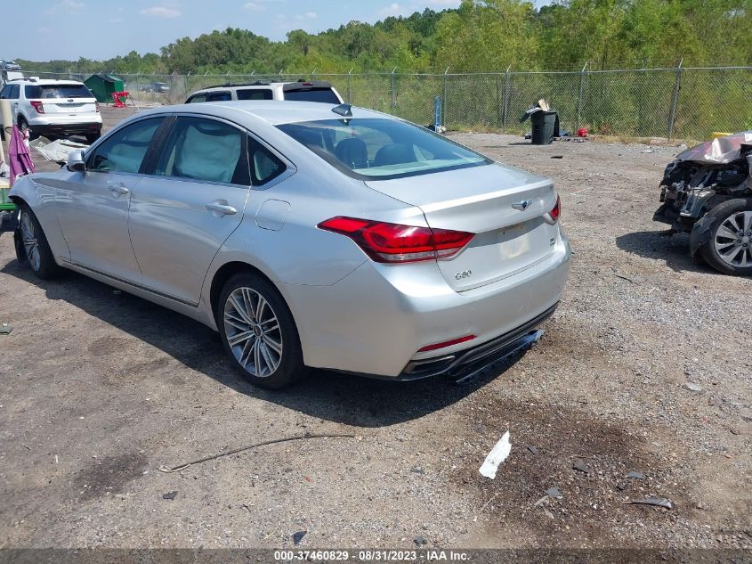 2018 GENESIS G80 3.8L KMHGN4JE6JU249653