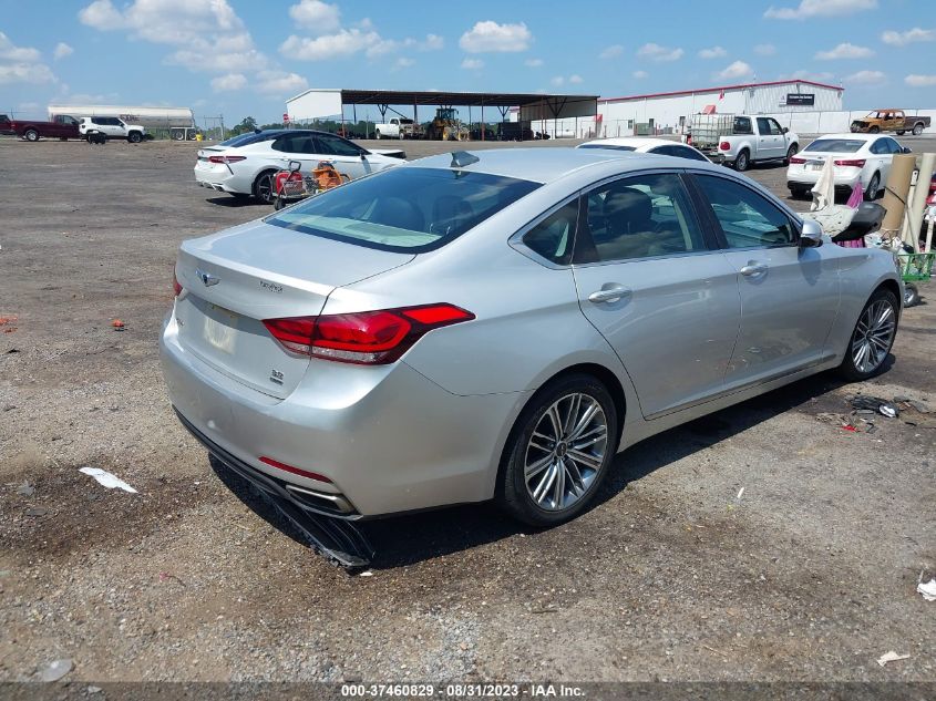 2018 GENESIS G80 3.8L KMHGN4JE6JU249653