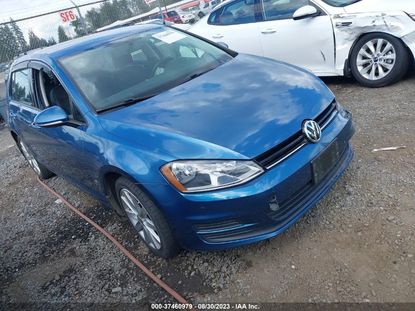 2015 VOLKSWAGEN GOLF TSI S - 3VW217AU2FM091906