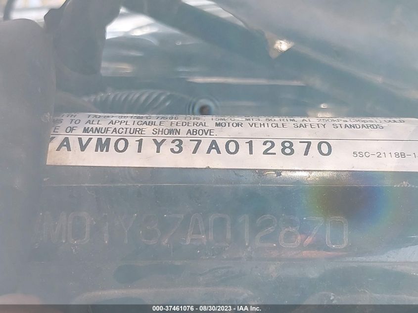 2007 YAMAHA XVS650 - JYAVM01Y37A012870