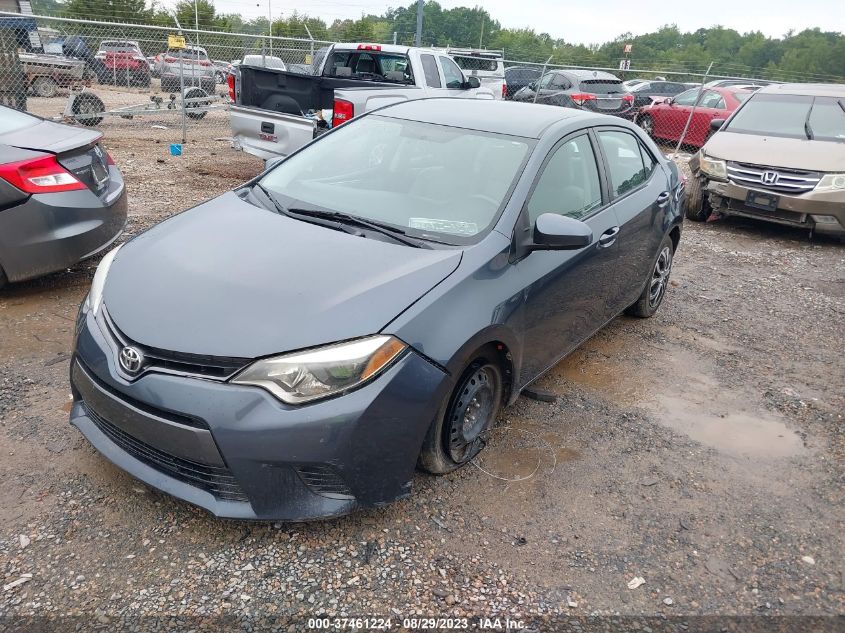 2015 TOYOTA COROLLA L/LE/LE PLS/PRM/S/S PLS - 2T1BURHE2FC304642