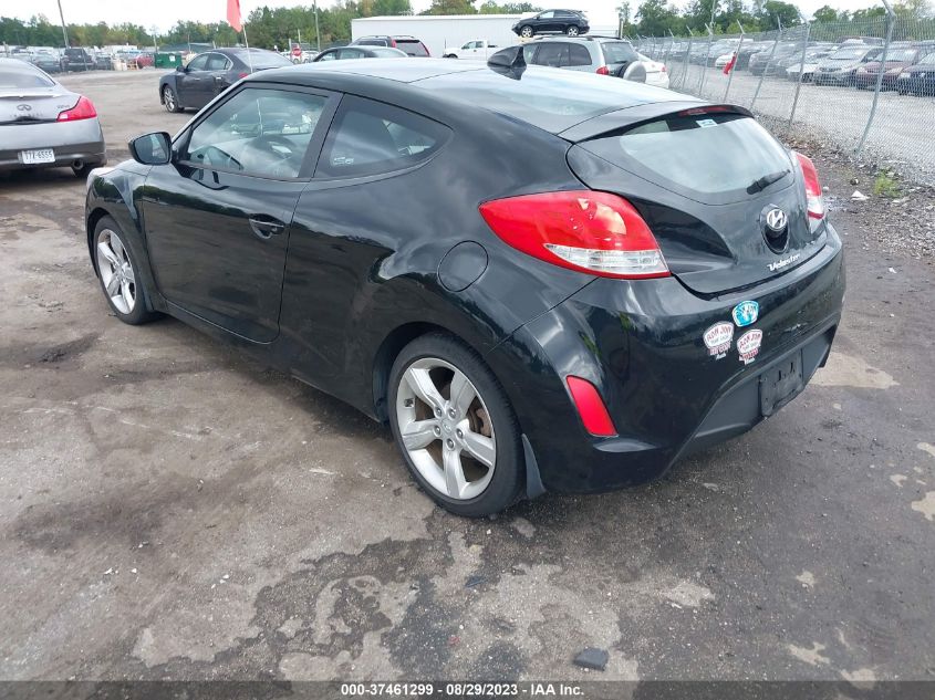 2013 HYUNDAI VELOSTER W/GRAY INT - KMHTC6AD7DU086913