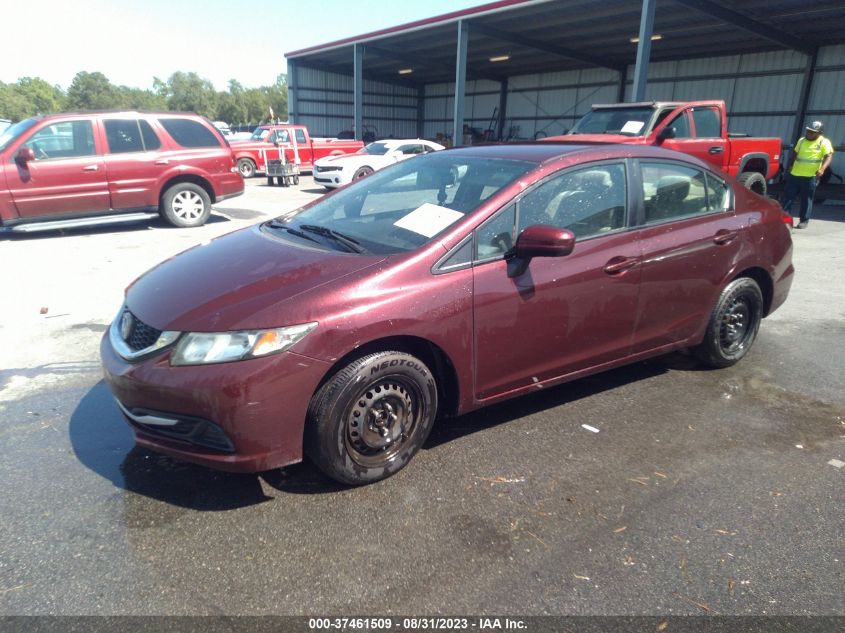 2014 HONDA CIVIC SEDAN LX - 19XFB2F53EE003797