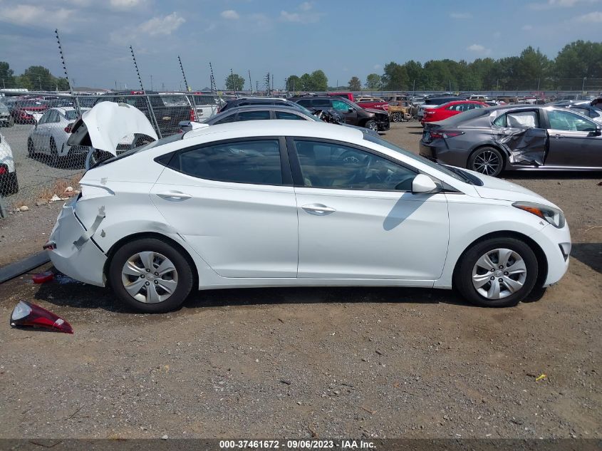 2016 HYUNDAI ELANTRA SE - 5NPDH4AE3GH760450