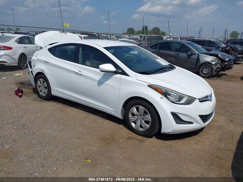 2016 HYUNDAI ELANTRA SE - 5NPDH4AE3GH760450