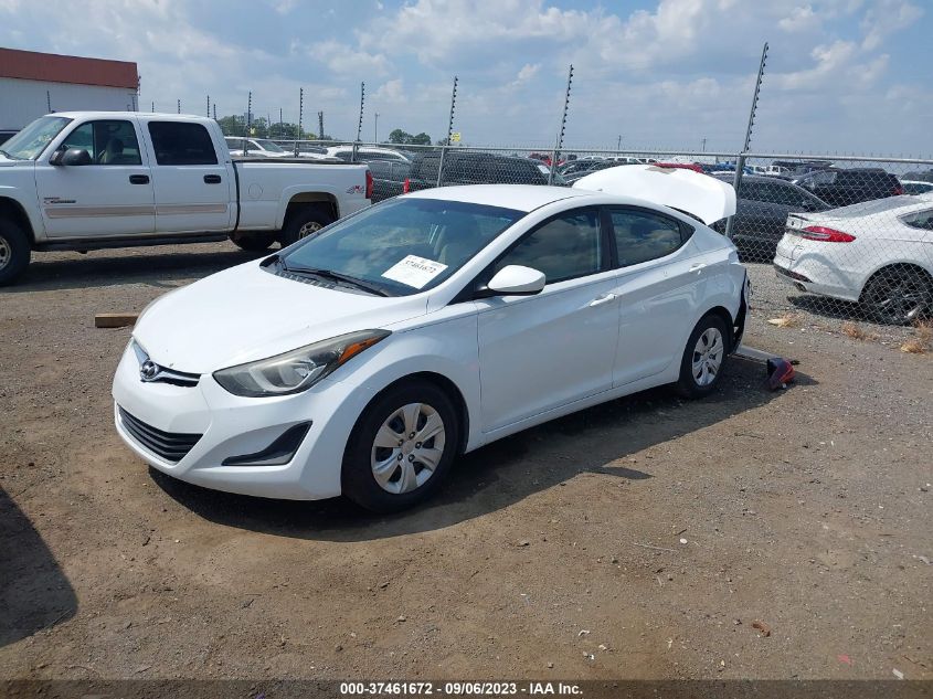 2016 HYUNDAI ELANTRA SE - 5NPDH4AE3GH760450