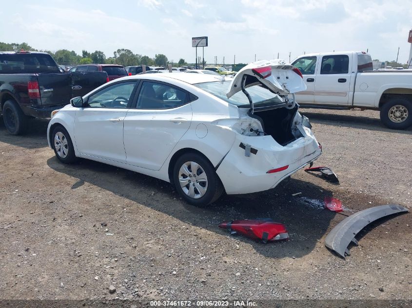 2016 HYUNDAI ELANTRA SE - 5NPDH4AE3GH760450