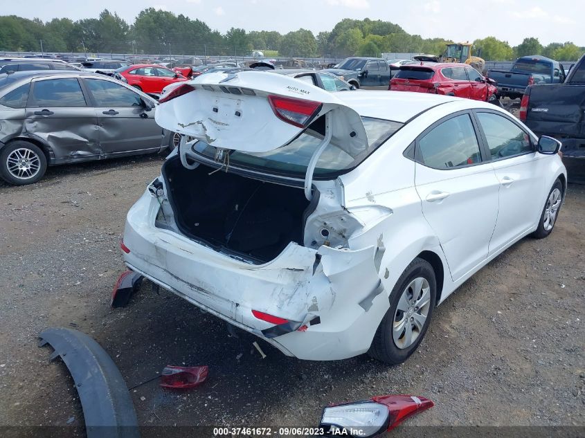 2016 HYUNDAI ELANTRA SE - 5NPDH4AE3GH760450