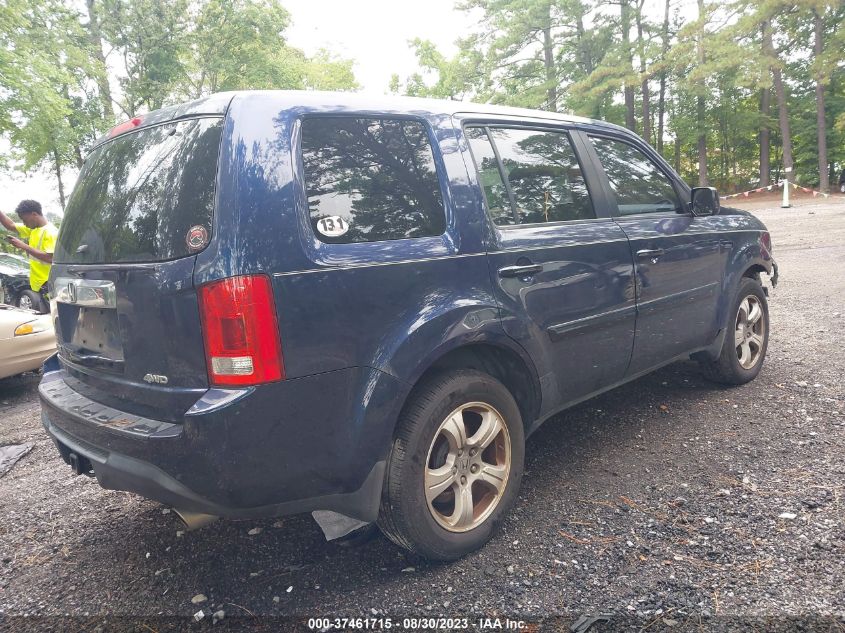 2013 HONDA PILOT EX-L - 5FNYF4H53DB036409
