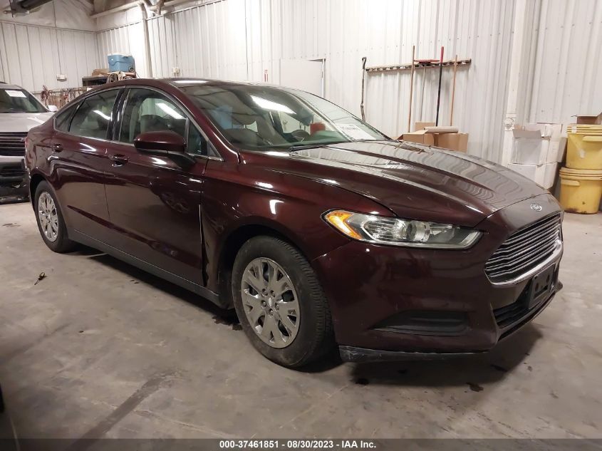 2013 FORD FUSION S - 3FA6P0G72DR169912