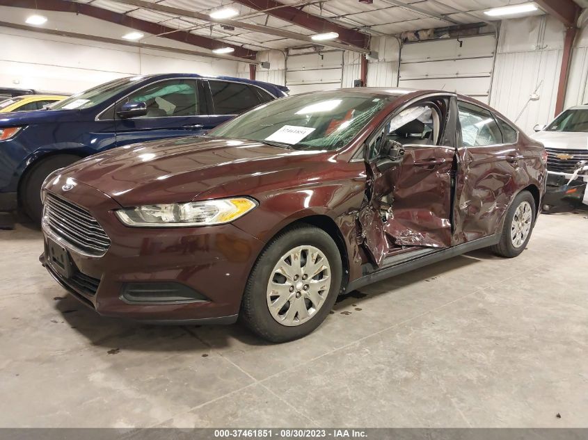 2013 FORD FUSION S - 3FA6P0G72DR169912