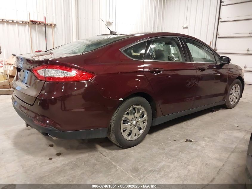 2013 FORD FUSION S - 3FA6P0G72DR169912