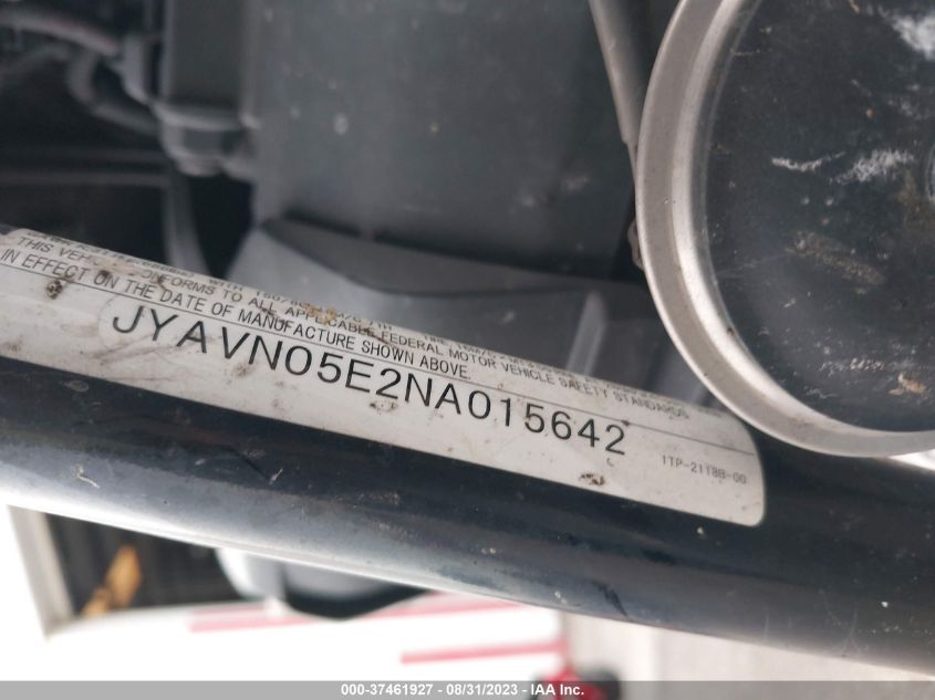 2022 YAMAHA XVS950 CUD JYAVN05E2NA015642