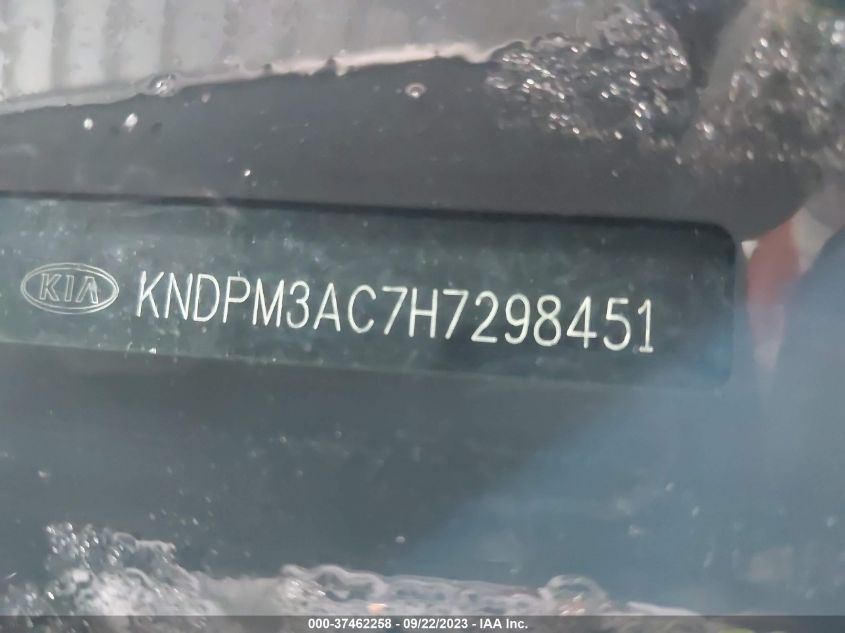 2017 KIA SPORTAGE LX - KNDPM3AC7H7298451