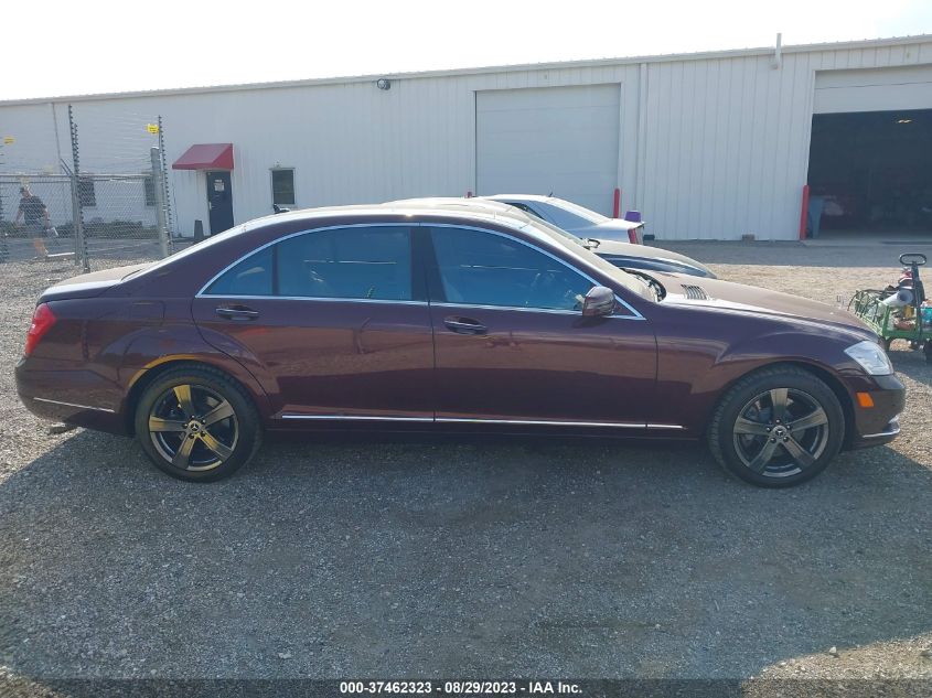 2013 MERCEDES-BENZ S-CLASS S 550 - WDDNG9EB0DA497539