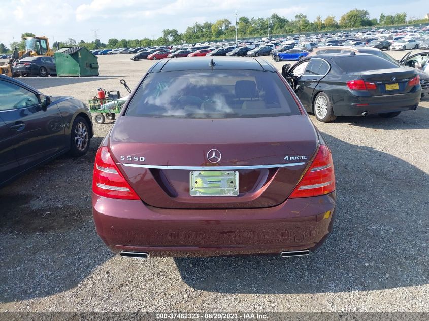 2013 MERCEDES-BENZ S-CLASS S 550 - WDDNG9EB0DA497539