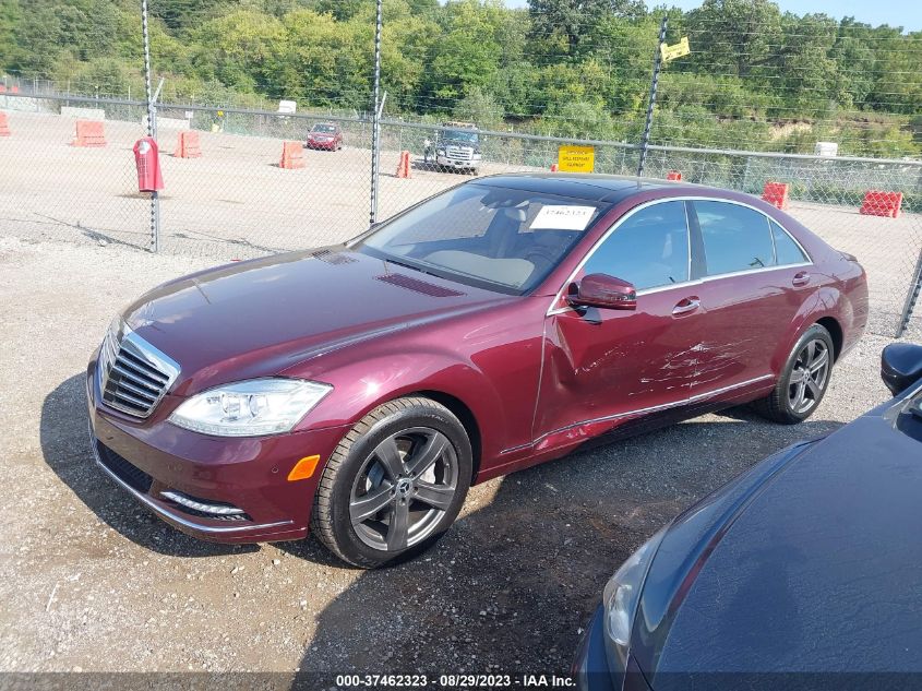2013 MERCEDES-BENZ S-CLASS S 550 - WDDNG9EB0DA497539