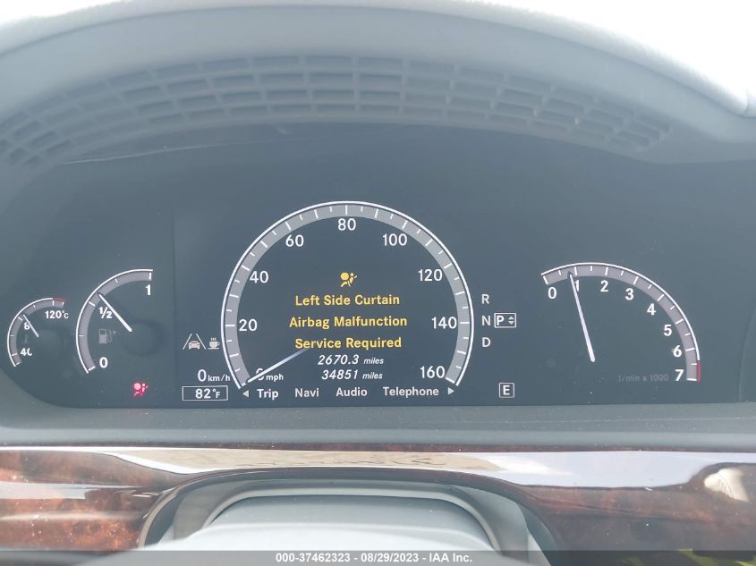 2013 MERCEDES-BENZ S-CLASS S 550 - WDDNG9EB0DA497539