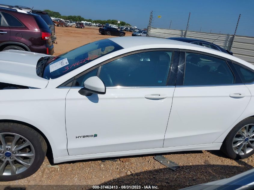 2017 FORD FUSION SE HYBRID - 3FA6P0LU7HR336573