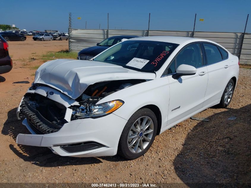 2017 FORD FUSION SE HYBRID - 3FA6P0LU7HR336573