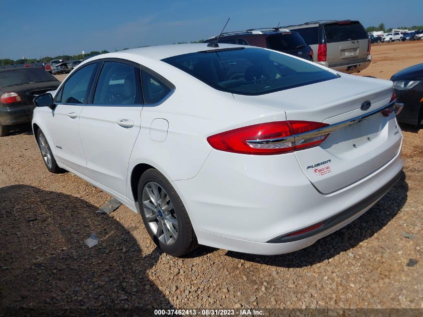 2017 FORD FUSION SE HYBRID - 3FA6P0LU7HR336573