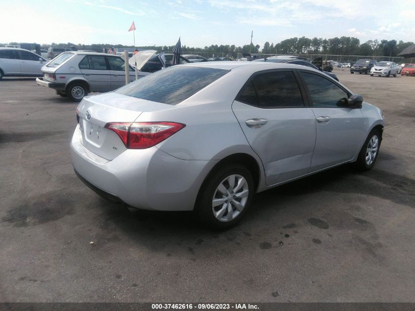 2016 TOYOTA COROLLA L/LE/S/S PLUS/LE PLUS - 5YFBURHE2GP568431