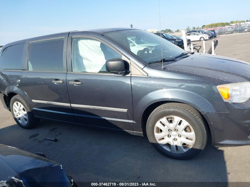 2014 DODGE GRAND CARAVAN SE - 2C4RDGBG4ER238915