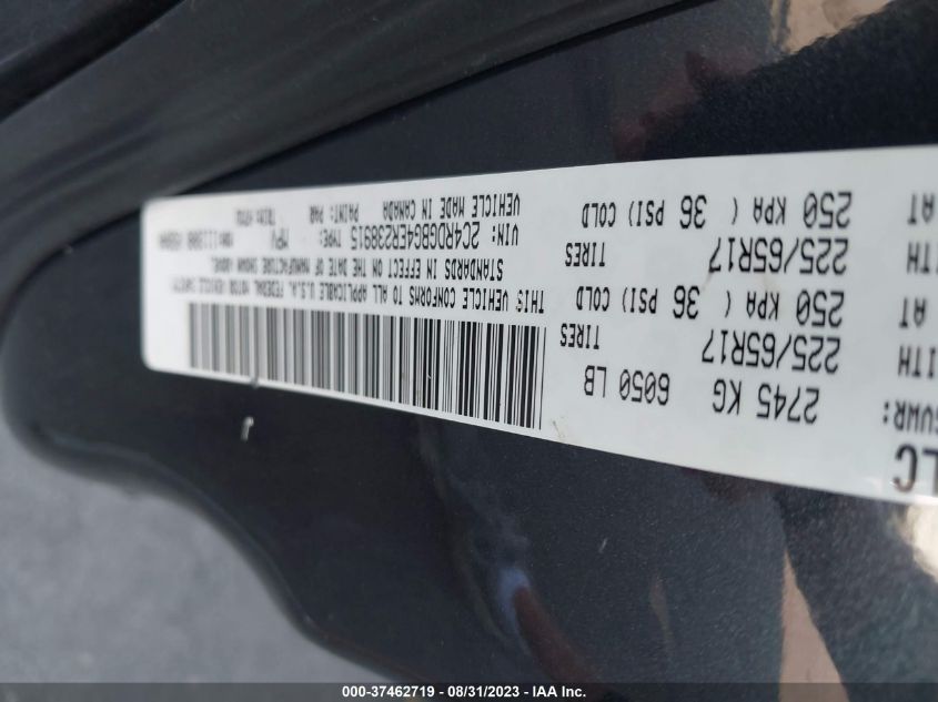 2014 DODGE GRAND CARAVAN SE - 2C4RDGBG4ER238915