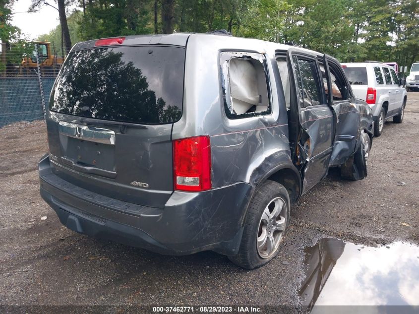 2013 HONDA PILOT EX-L - 5FNYF4H68DB016875