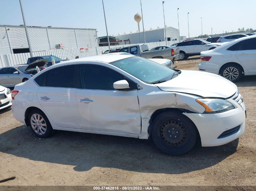 2014 NISSAN SENTRA S/FE+ S/SV/FE+ SV/SR/SL - 3N1AB7AP4EL631754