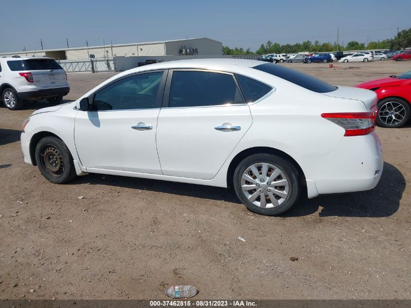 2014 NISSAN SENTRA S/FE+ S/SV/FE+ SV/SR/SL - 3N1AB7AP4EL631754