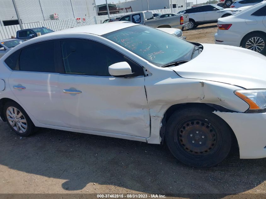 2014 NISSAN SENTRA S/FE+ S/SV/FE+ SV/SR/SL - 3N1AB7AP4EL631754