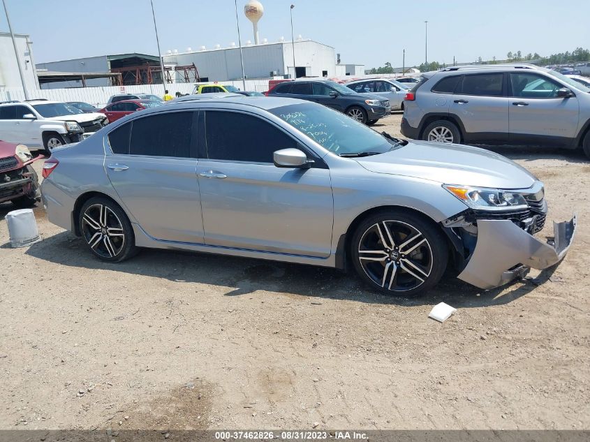 2017 HONDA ACCORD SEDAN SPORT - 1HGCR2F57HA257004